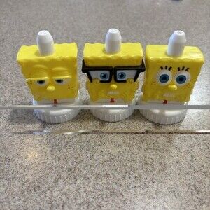 Good To Grow Toppers SpongeBob Squarepants Lot Of 3
